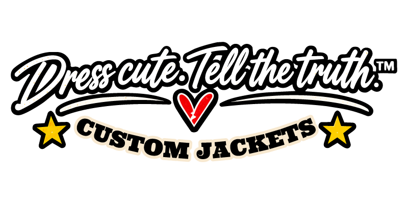 Mac in Color Dress Cute. Tell the truth. One-of-one wearable art and custom jackets by Macca Edwards.